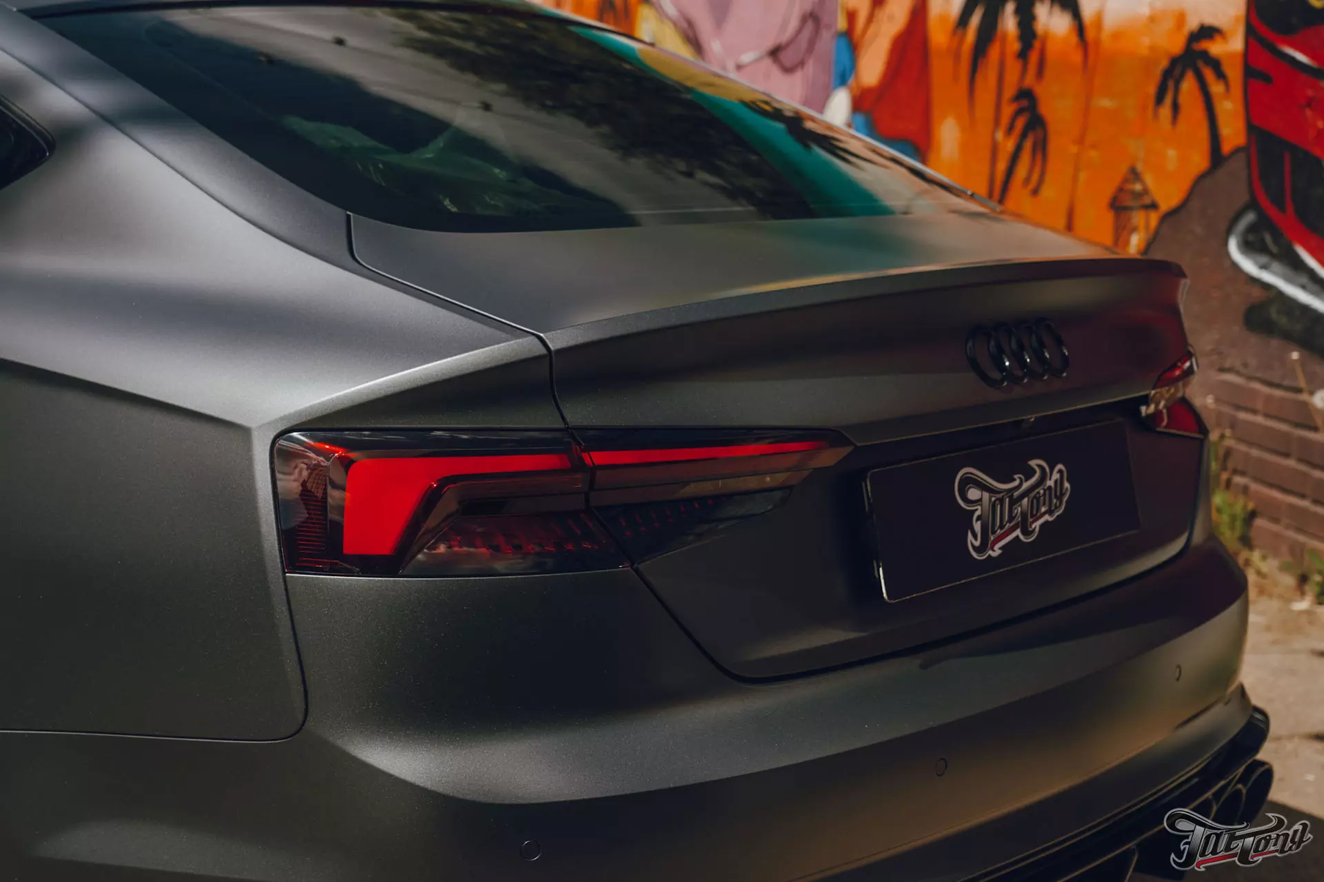Audi A5. Оклейка кузова в винил. Окрас суппортов. Керамика